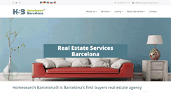 Desktop Screenshot of homesearchbarcelona.com